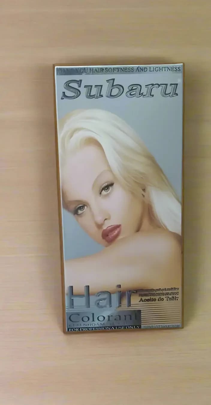 Subaru Professional Hair Colorant Hair Dye Hair Coloring