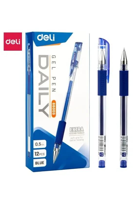 Deli Daily Gel Pen 0.7Mm Soft Grip Black