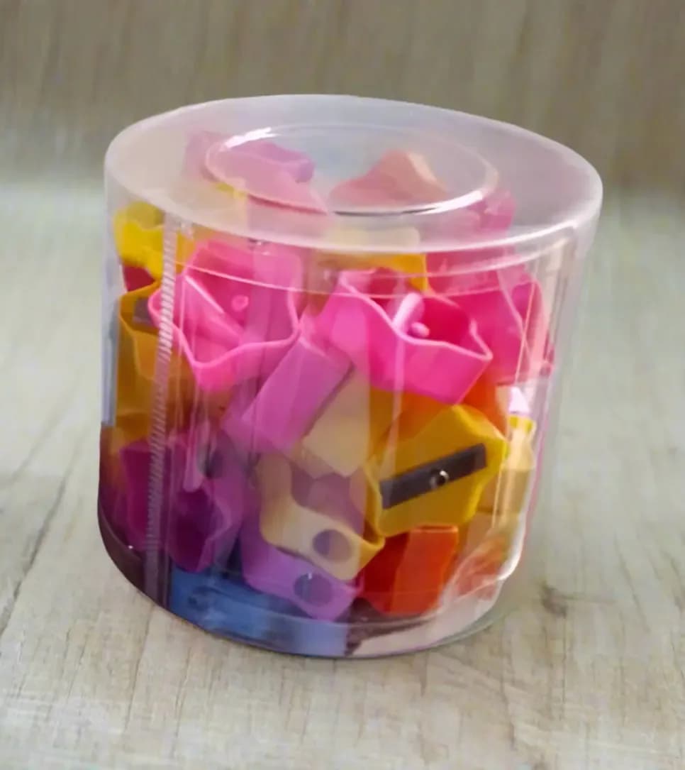 Bulk Pack of Plastic Pencil Sharpeners 50pcs