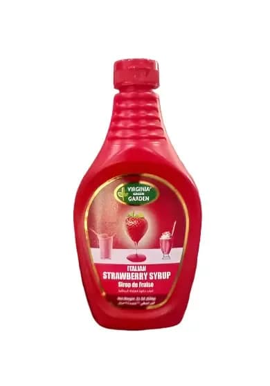 Virginia Green Garden Strawberry-Flavored Syrup 624g