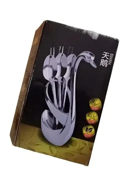 Swan Tableware Cutlery Holder for 6 Spoons and 6 Forks