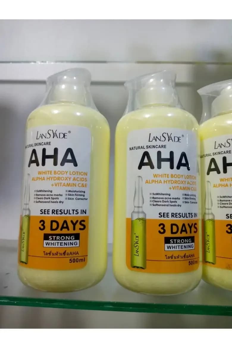Moisturizing Lightening Body Cream Lotion Skin AHA Body Cream 1bottle