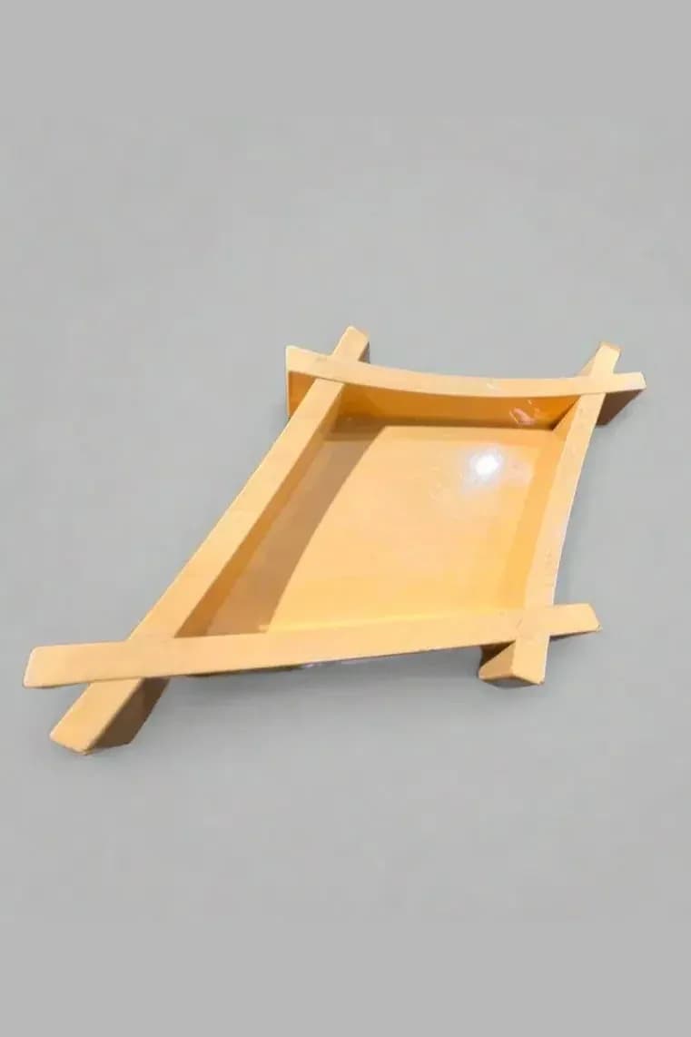 Classic Yellow Rhombus Serving Tray