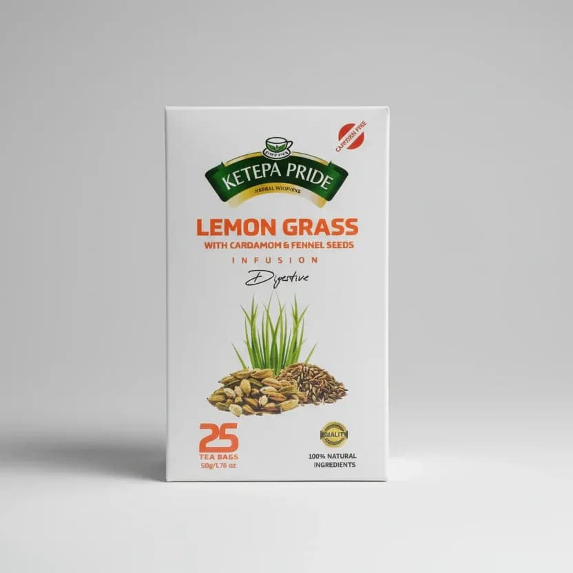 Ketepa Pride Lemon Grass with Cardamom & Fennel Seeds Infusion 50g