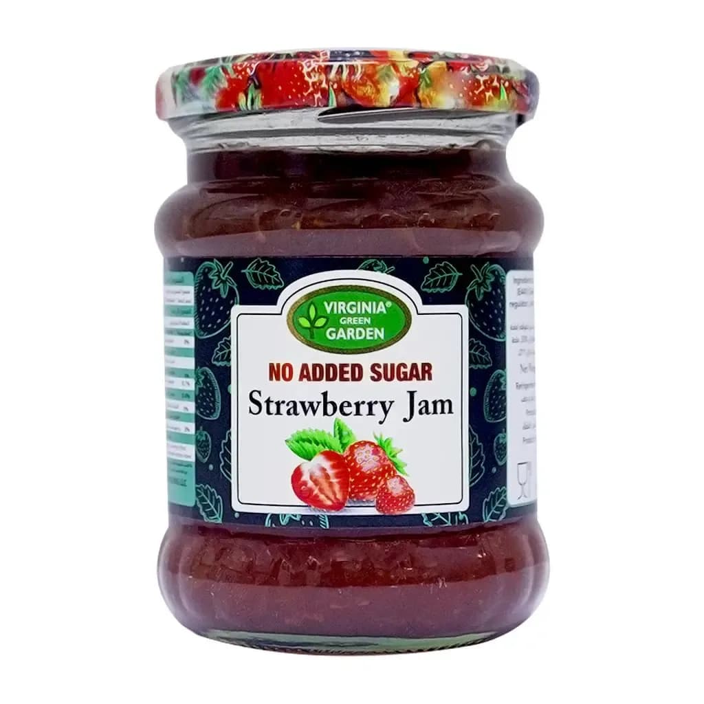 Virginia Green Garden No Added Sugar Strawberry Jam 250g