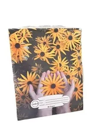 Pack of Jambo Exercise Books – Yellow Daisy Cover 96page