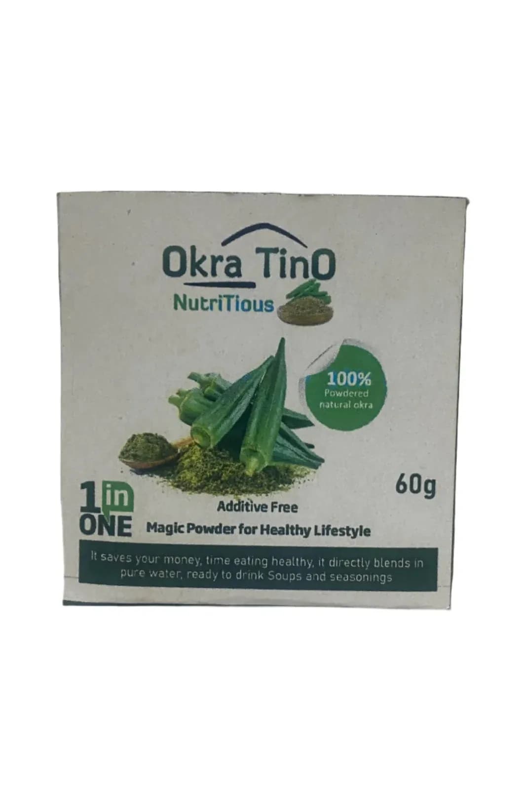 VEG T Solution Okra Tino (Gombo Powder) 12x5g