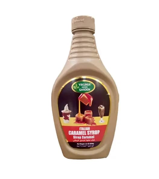 Virginia Green Garden Italian Caramel Syrup 624g
