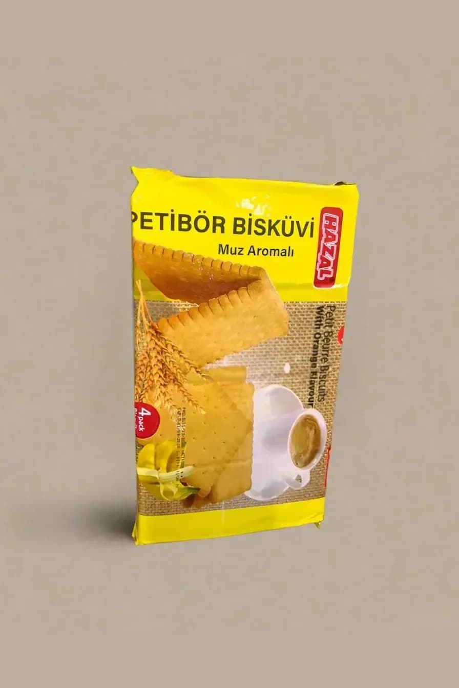 Hazal Petit Beurre Biscuits With Orange Flavour 300g