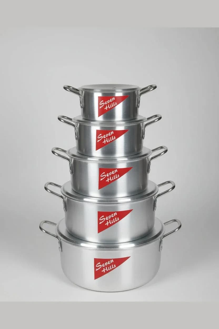 Seven Hills Aluminum Cooking Pot Set