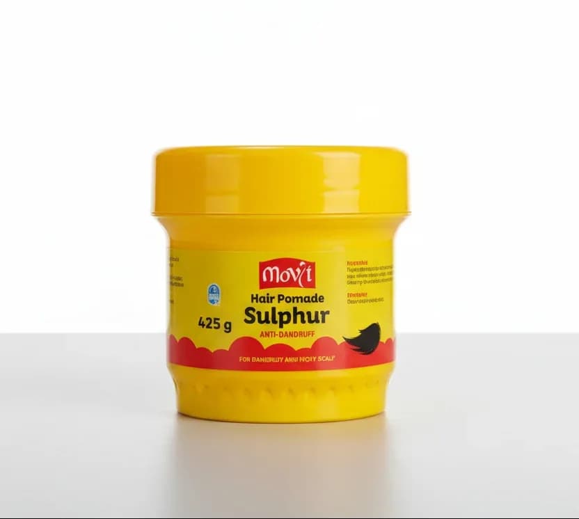 Movit Hair Pomade Sulphur Anti-Dandruff – Scalp Care & Breakage Protection 425g