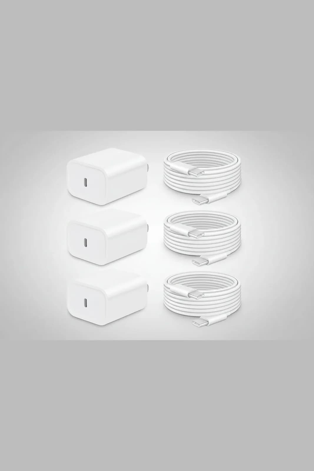 CXX 20W USB-C Fast Charger 3-Pack