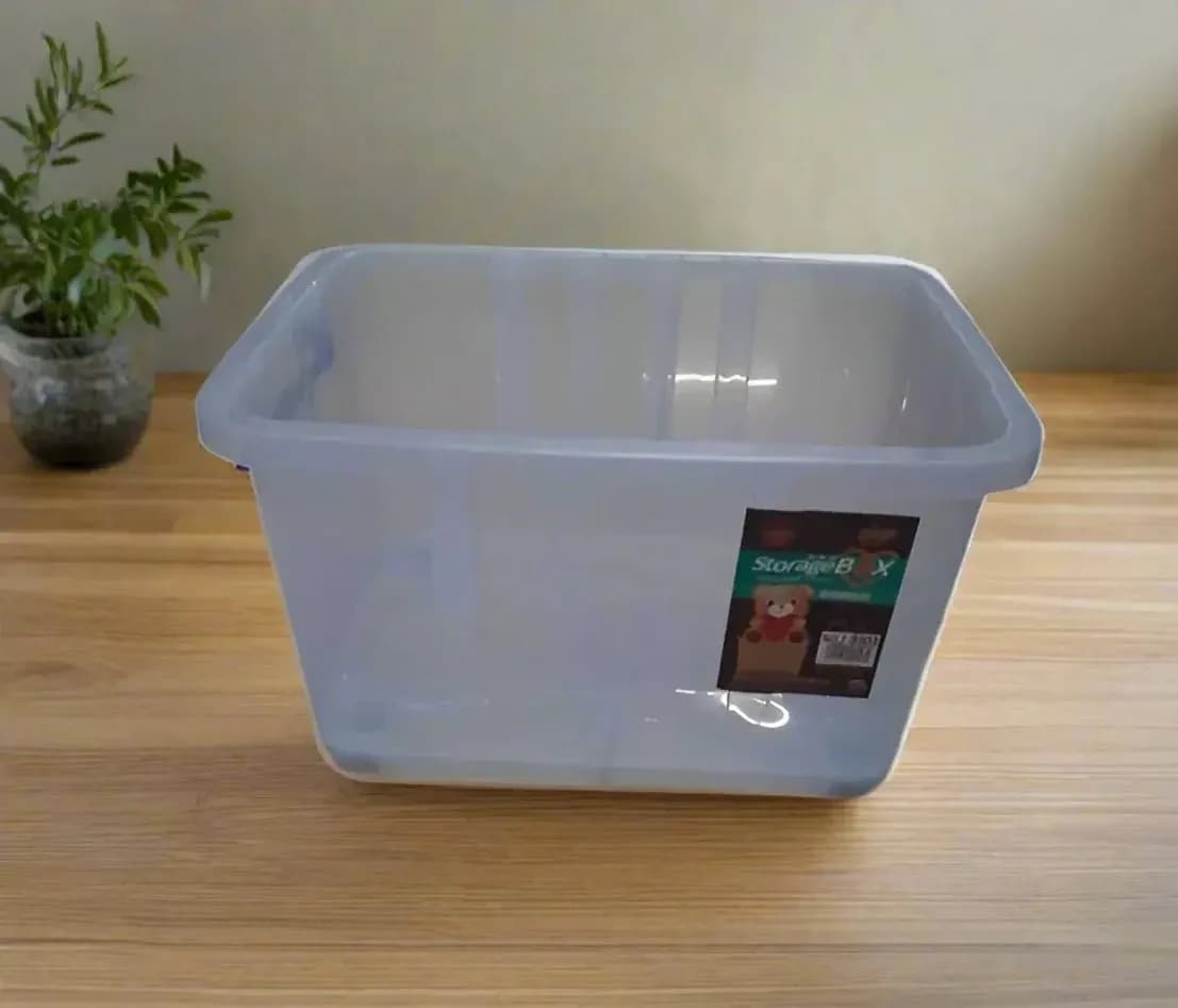 Clear Plastic Storage Box 7.5L