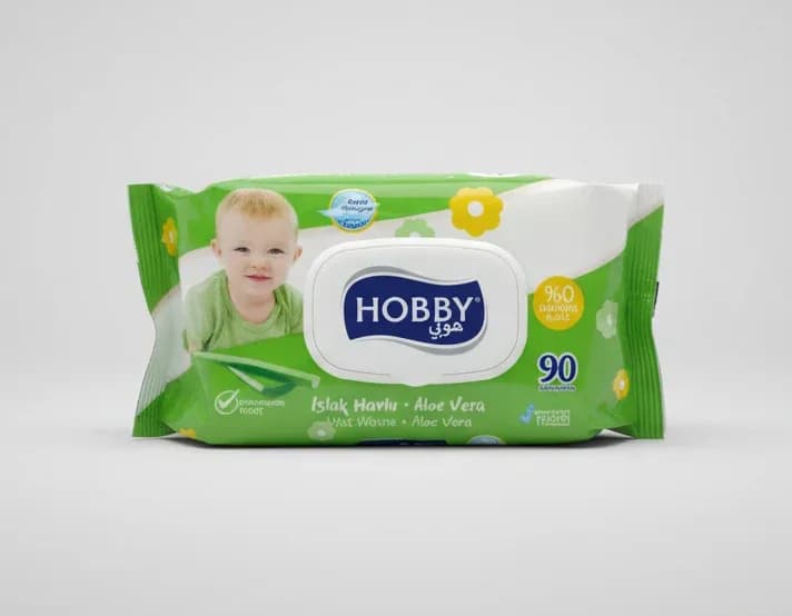Hobby Aloe Vera Wet Wipes – 90 Sheets