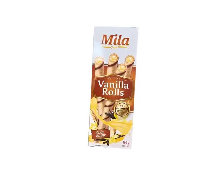 Mila Vanilla Rolls Biscuit 160g