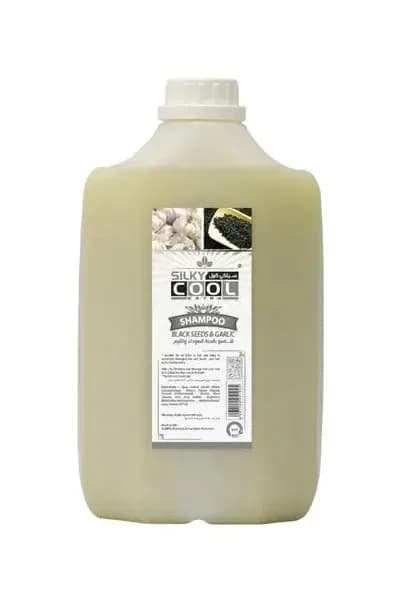 Silky Cool Shampoo 5 Litre - Black Seeds & Garlic – Milia Cosmetics