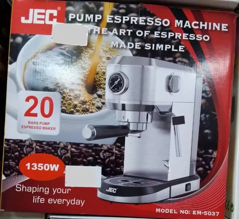 JEC Pump Espresso Machine Model Number EM-5037