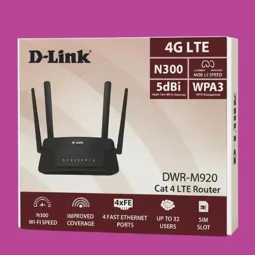 D-Link DWR-M920 4G LTE Router