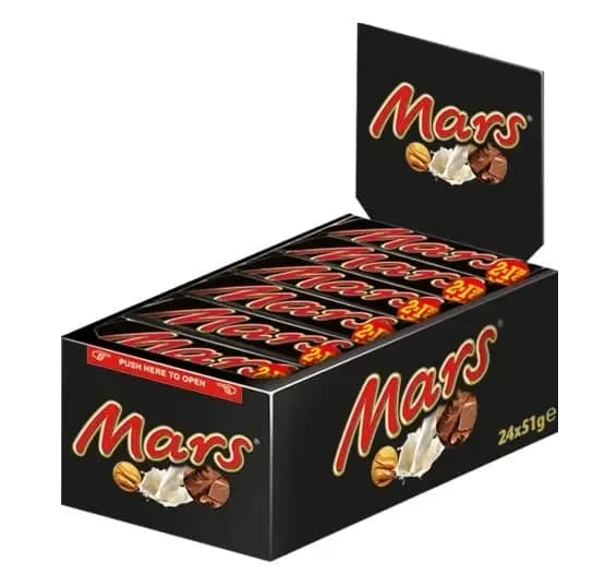 MARS CHOCOLATE BAR BOX /24PCS