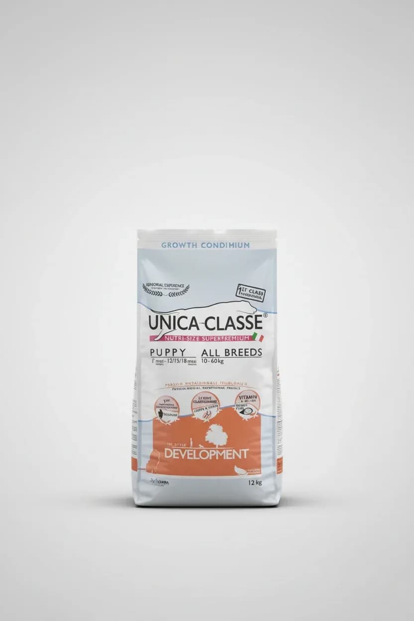 Unica Classe Nutri-Size Superpremium Puppy All Breeds Development - Chicken Flavor (12kg)