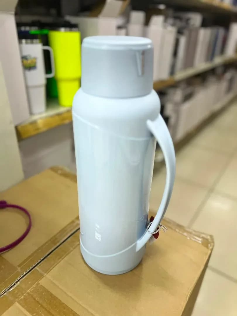 Light Blue Large Thermal Flask 2L