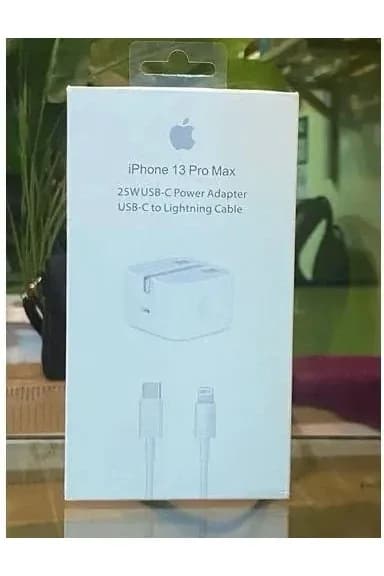 Apple 20W USB-C Power Adapter and a USB-C to Lightning Cable
