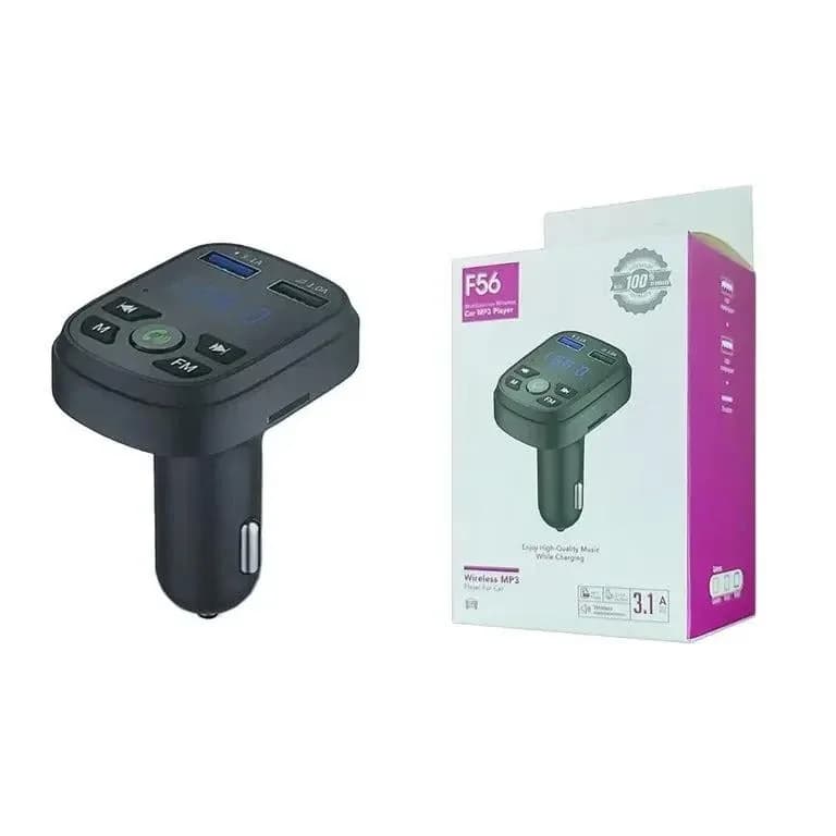 F56 Wireless Car MP3 Player – FM Transmitter USB Charger