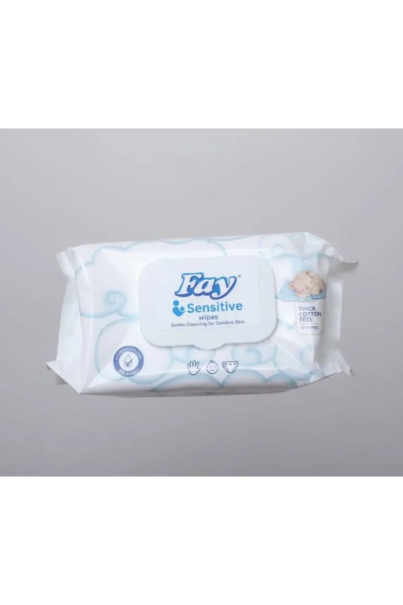Fay Sensitive Wet Wipes – Gentle Care for Sensitive Skin 72 wipes