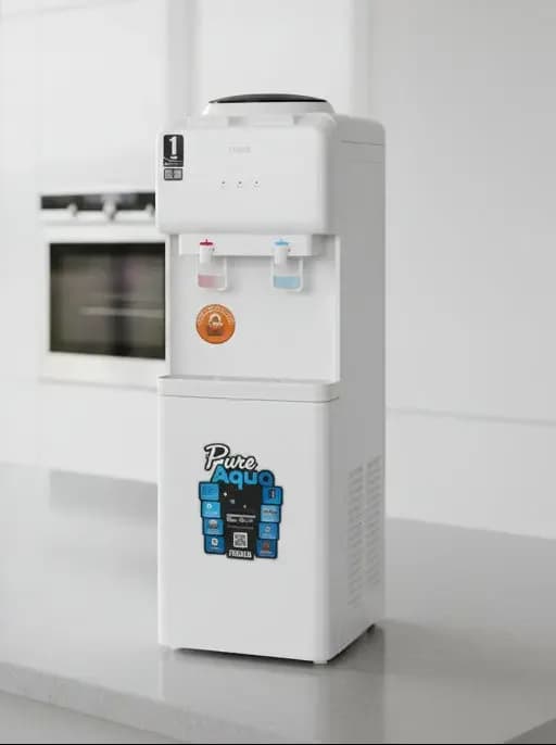 Mika Standing Water Dispenser – Hot & Normal with Storage Cabinet