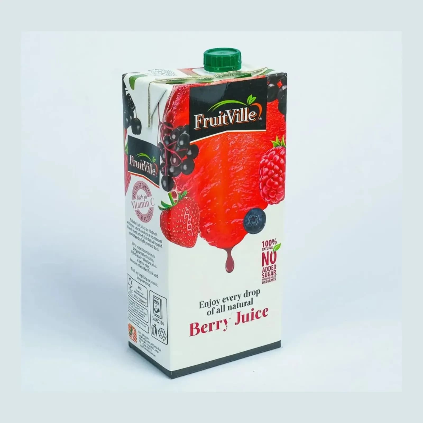 FruitVille 100% Natural Berry Juice 1L