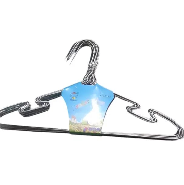Premium Stainless Steel Children's Clothes Hangers - Set of 10
