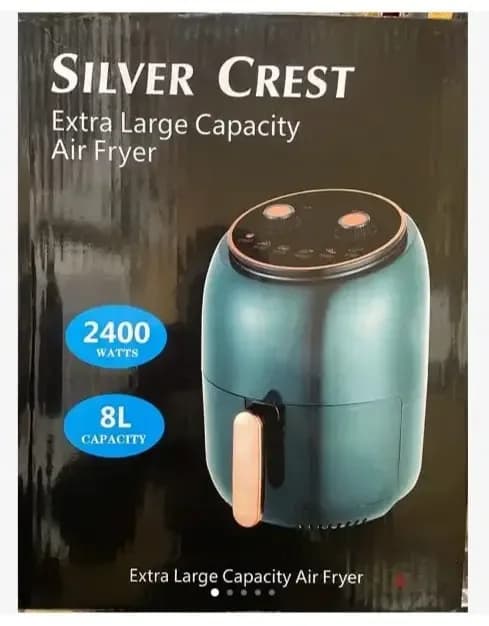Silver Crest Extra Large Capacity Air Fryer 2400 watts 8L