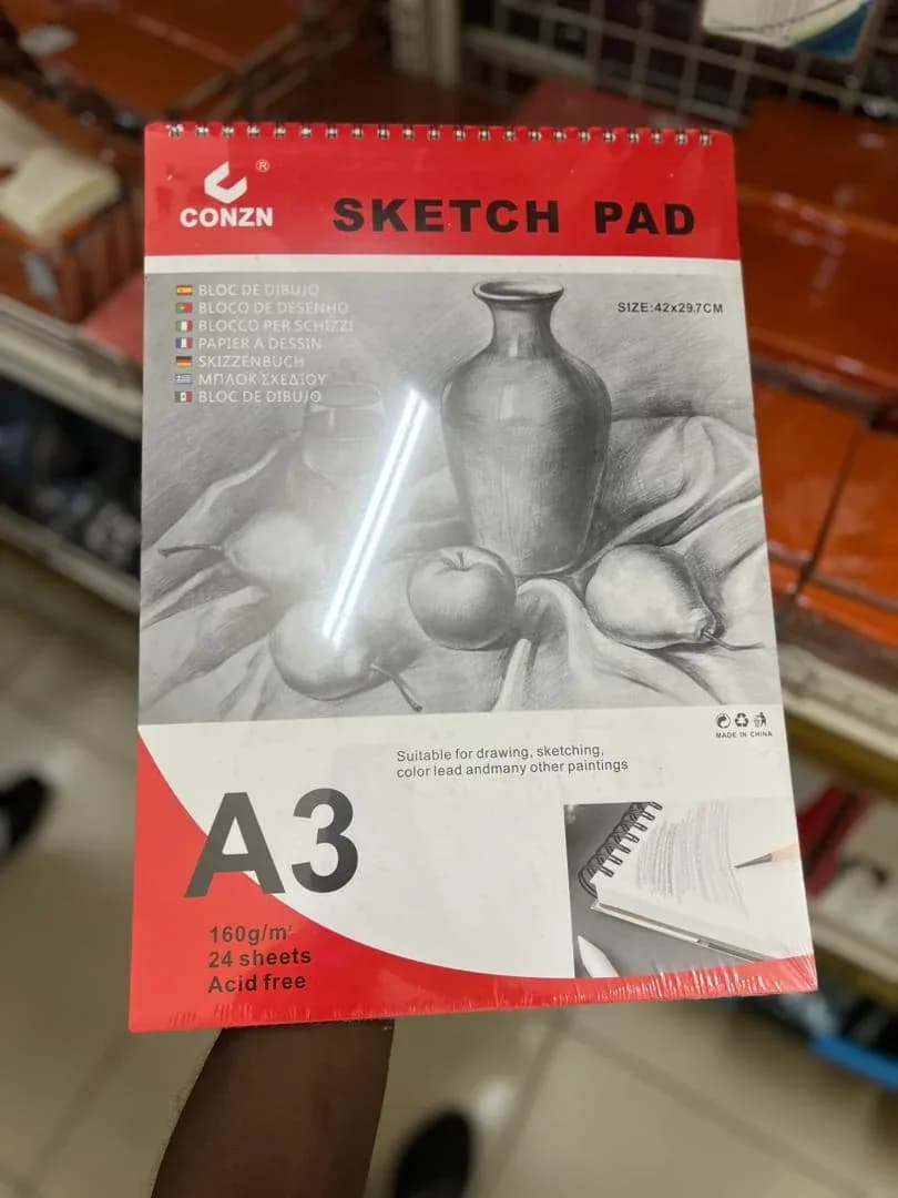 CONZN A3 Sketch Pad (24 Sheets, 160g/m²)