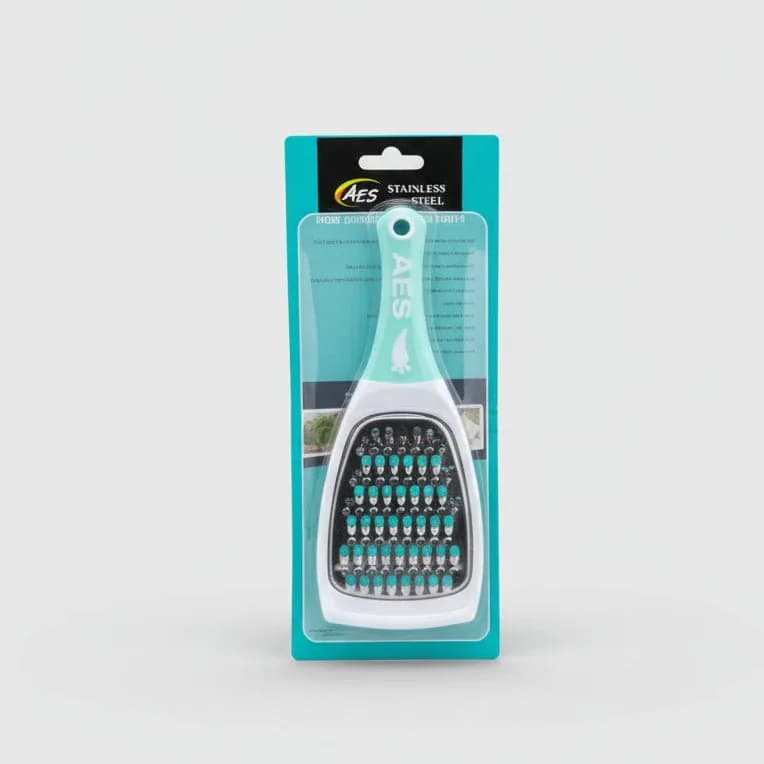 AES Stainless Steel Food Grater – Turquoise Handle