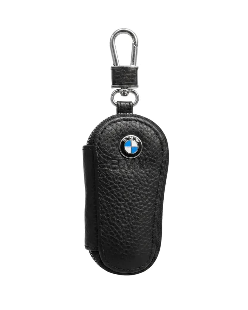 BMW Leather Key Case - Black