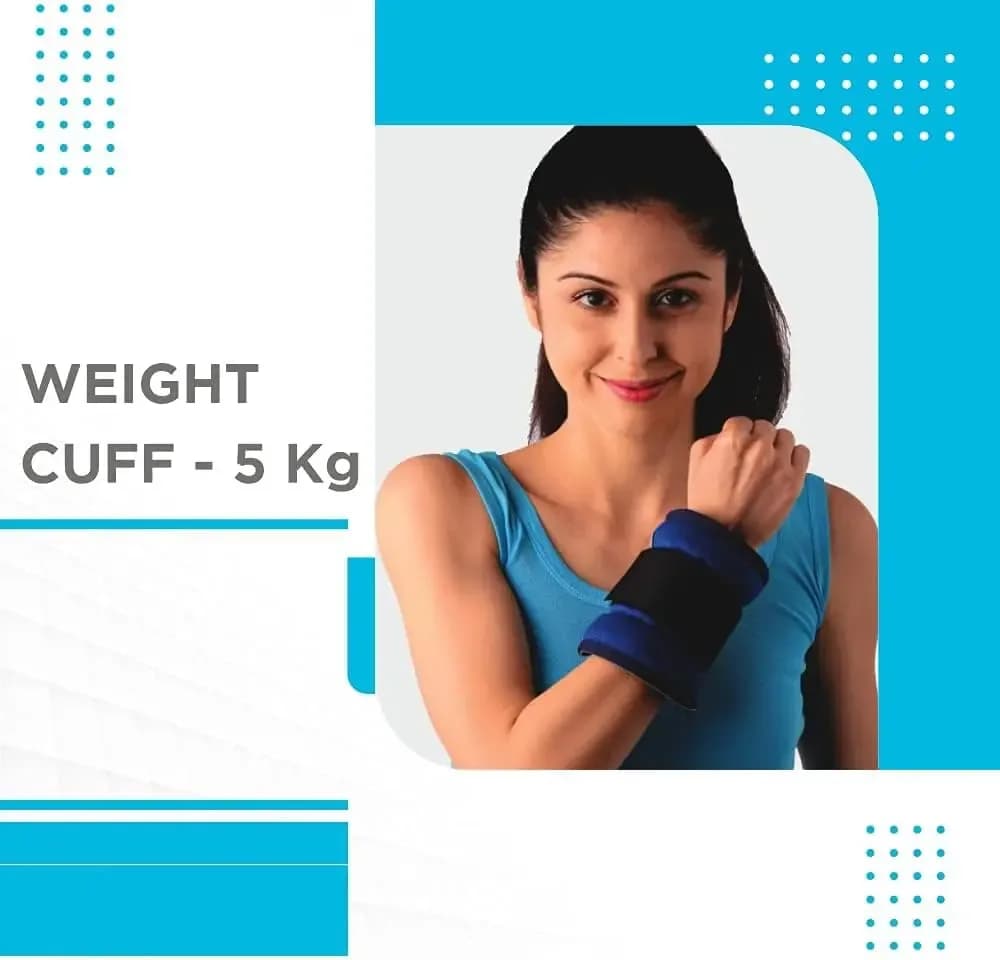 VISSCO 5kg Weight Cuff for Wrist or Ankle