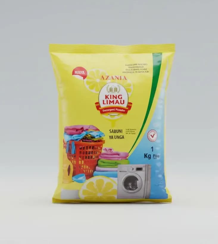 Azania King Limau Detergent Powder 1kg