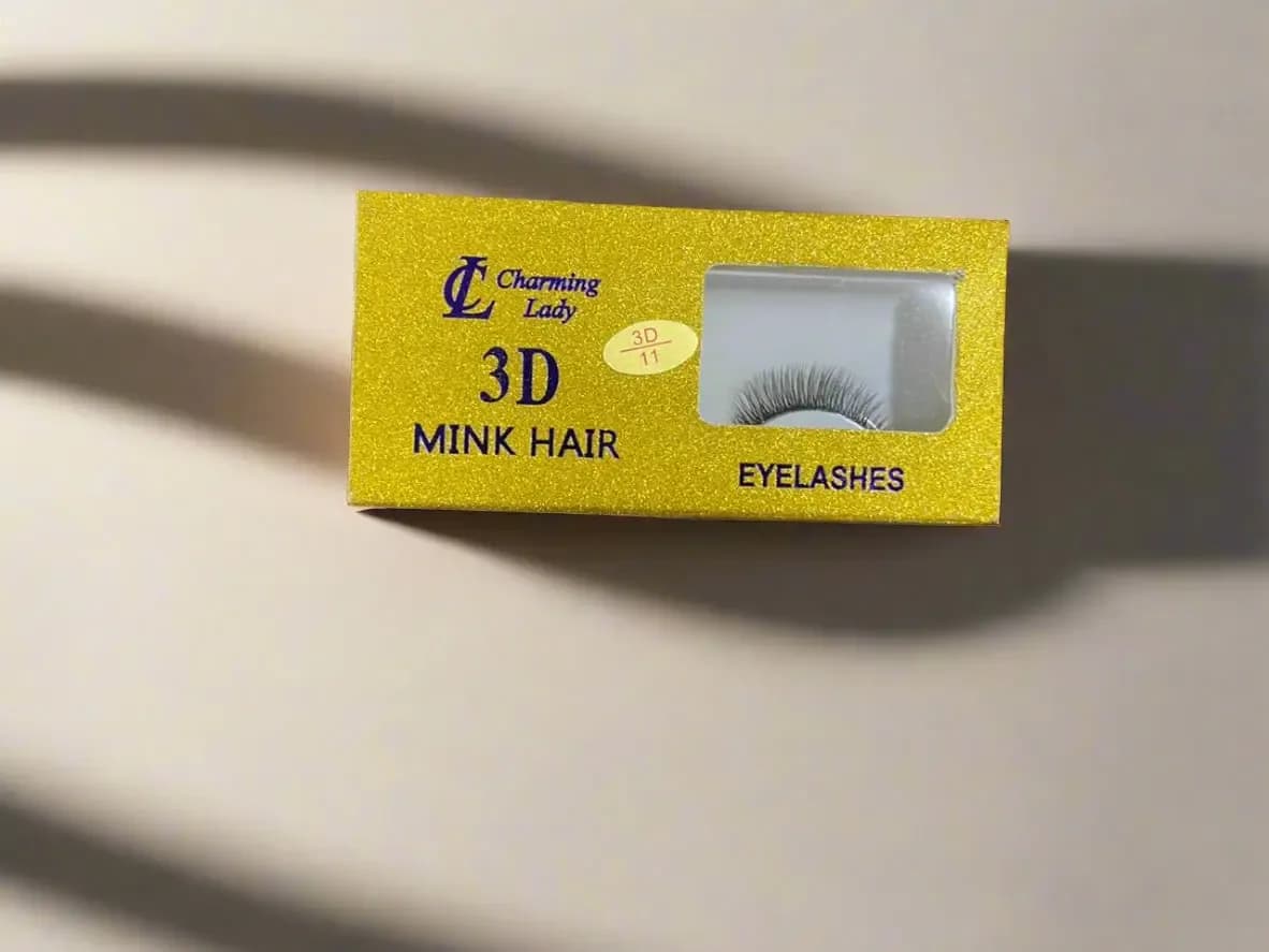 3D Mink Hair Eyelashes/1pc
