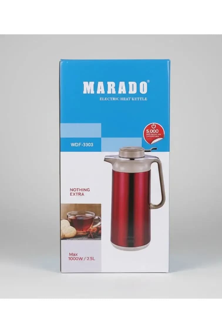 Marado Electric Heat Kettle – Model WDF-3303 (2.5L, 1000W)