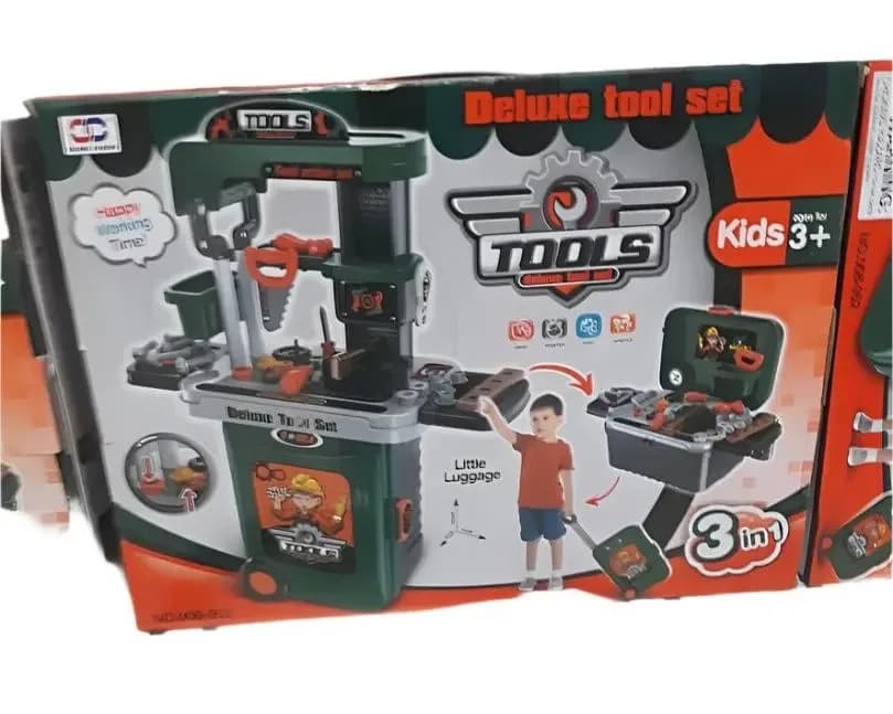 3-in-1 Deluxe Repairman Toy Set – Pretend Play Tool for Children