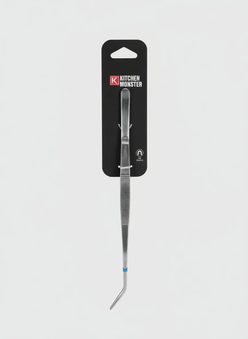 Kitchen Master Precision Kitchen Tweezers – Stainless Steel Chef’s Tongs