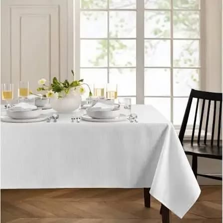 White Dining Table Cloth