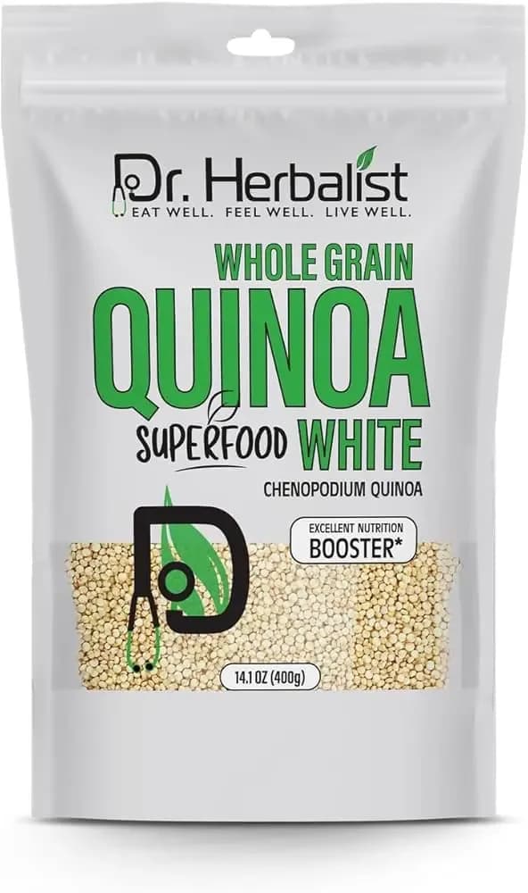 Dr. Herbalist Whole Grain Quinoa Superfood White – 14.1oz (400g)