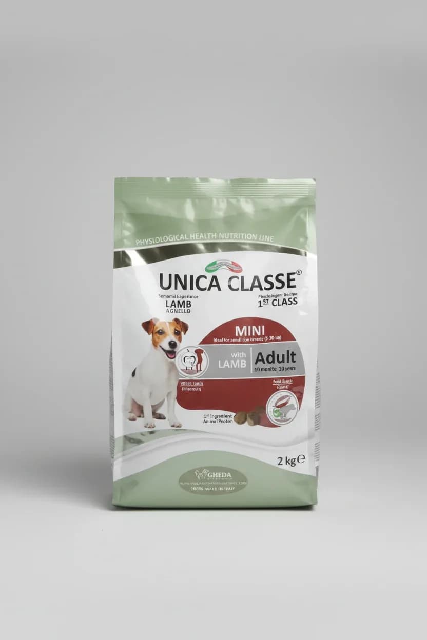 Unica Classe Adult Mini Dry Dog Food with Lamb - 2kg