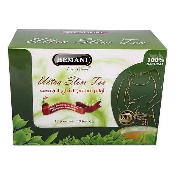 Hemani Ultra Slim Tea 12 Pouches Each with 10 tea bags
