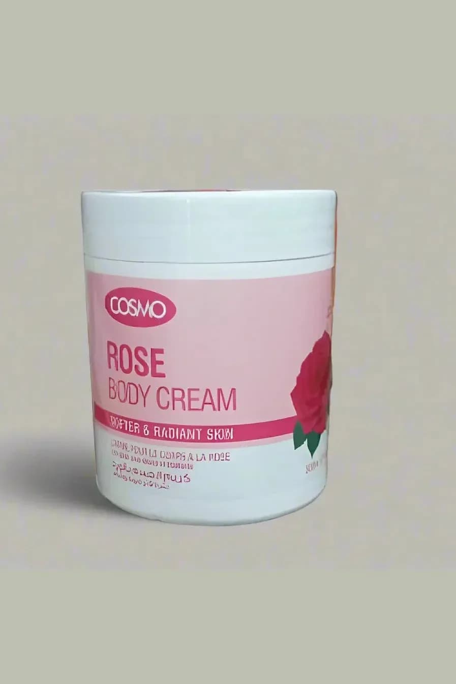 Cosmo Rose Body Cream - 500ml for Softer & Radiant Skin