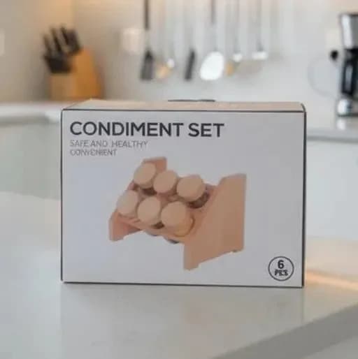 Safe & Healthy Condiment Set 6pcs