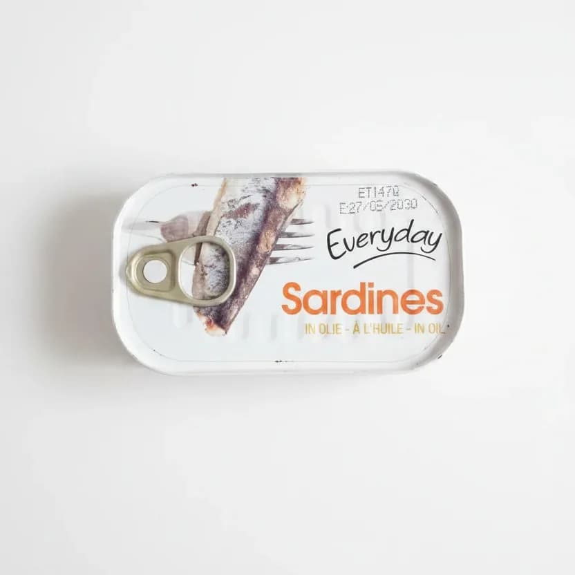 Everyday sardines in oil/125g