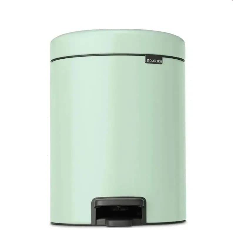 Brabantia NewIcon Pedal Bin Plastic Bucket Jade Green 5L