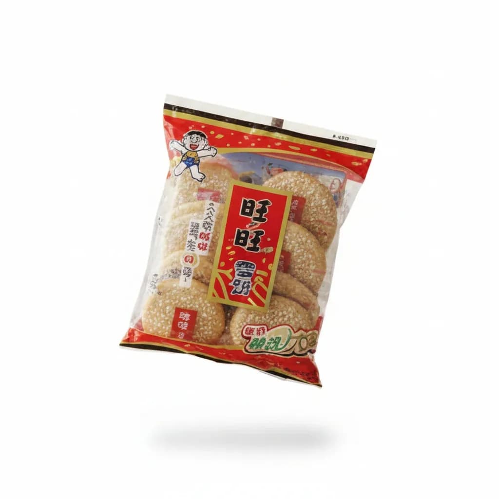 Want Want Shelly Senbei Snowy Rice Crackers